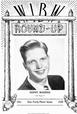 October Our Forty-Third Issue 1948 the WIBW Round -Up Magazine Is Published Monthly by the WIBW Round -Up