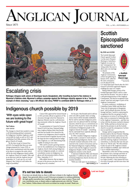 Scottish Episcopalians Sanctioned Escalating Crisis