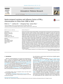 Atmospheric Pollution Research(8(6),2017).Pdf