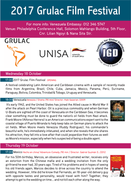 2017 Grulac Film Festival