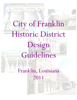 Historic District Guidelines