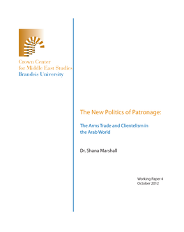 The New Politics of Patronage