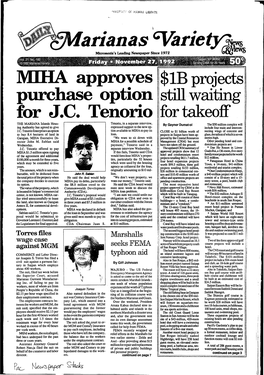 МША Approves Purchase Option for J.C. Tenorio for Takeoff