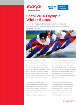 Sochi 2014 Olympicwinter Games