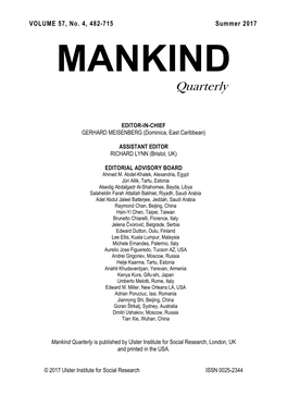 MANKIND Quarterly