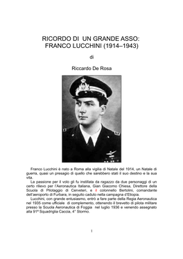Franco Lucchini (1914–1943)