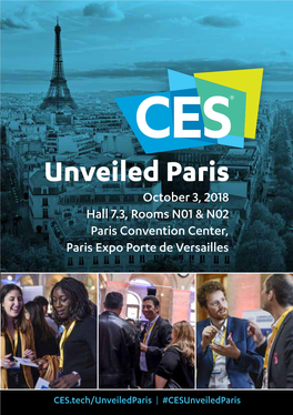 October 3, 2018 Hall 7.3, Rooms N01 & N02 Paris Convention Center