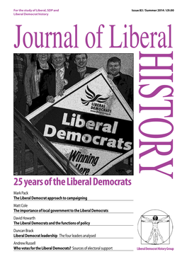 25 Years of the Liberal Democrats