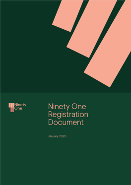 Ninety One Registration Document