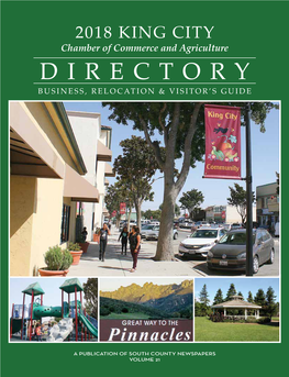 King City Chamber of Commerce and Agriculture | 2018 Business Directory