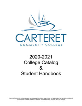 2020-2021 College Catalog & Student Handbook