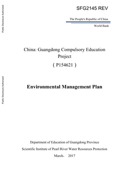 Environmental Management Plan