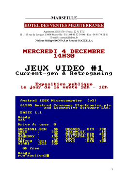 JEUX VIDEO #1 Current-Gen & Retrogaming