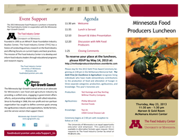 Minnesota Food Producers Brochure