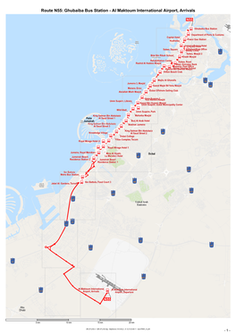Ghubaiba Bus Station - Al Maktoum International Airport, Arrivals