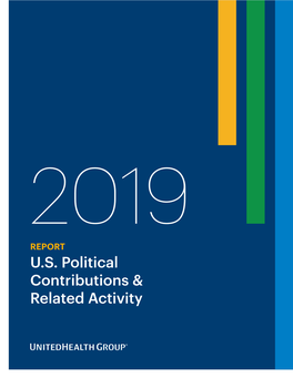 U.S. Political Contributions & Related Activity