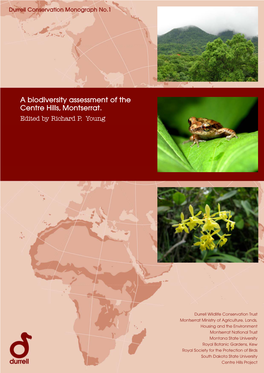 A Biodiversity Assessment of the Centre Hills, Montserrat