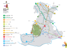 Ciclovie Nella Provincia Di Padova Bicycle Paths in The