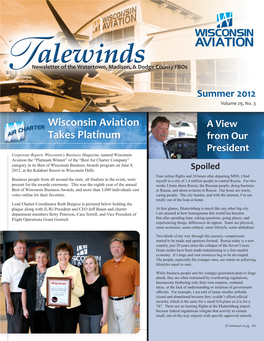 Wisconsin Aviation Takes Platinum