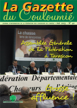 Assemblée Générale De La Fédération À Tarascon