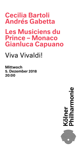 Cecilia Bartoli Andrés Gabetta Les Musiciens Du Prince – Monaco Gianluca Capuano Viva Vivaldi!