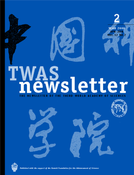 TWAS Newsletter Vol. 12 No. 2 (Apr-Jun 2000)