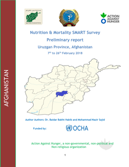 Acf Smart Survey in Urozgan.Pdf (English)