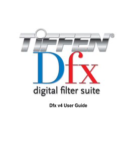 Dfx V4 User Guide • • Copyright• 2 • • • COPYRIGHT