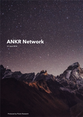 ANKR NETWORK (ANK) Neutral Distributed Cloud Computing Network on Trusted Hardware