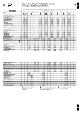 Blauen - Marzell Fachklinik Kandertal - Kandern - 4 4 Schliengen - Bad Bellingen / Müllheim