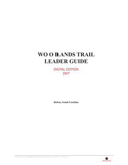 Woodlands – Trail Leader's Guide