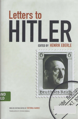 Letters to Hitler