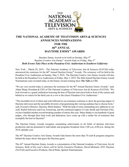 The National Academy of Television Arts & Sciences