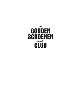 Gouden Schoenen Club