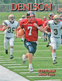 2008 Football Media Guide About Denison University