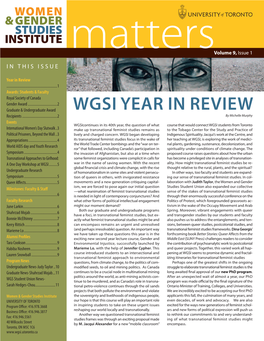 WGSI Year in Review Recipients