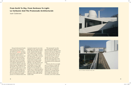 Le Corbusier and the Promenade Architecturale Juan Calatrava
