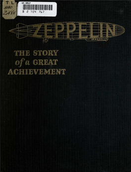 Zeppelin-The Story of a Great Achievement 1922.Pdf