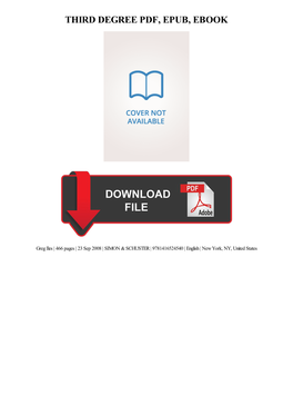 PDF Download Third Degree Ebook