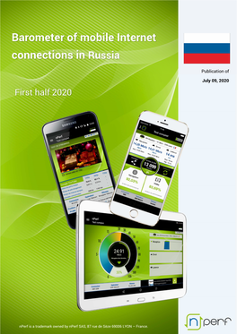 Barometer of Mobile Internet Connections in Russia