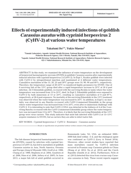 Disease of Aquatic Organisms 110:193