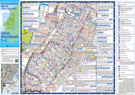 The Accessibility Map of Chou City 2019 Ginza Nihonbashi 1 to 3