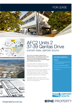 AFC2 Units 2 37-39 Qantas Drive EXPORT PARK, AIRPORT SOUTH