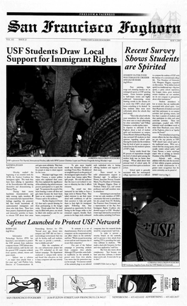 USF Students Draw Local Support for Immigrant Rights Recent Survey