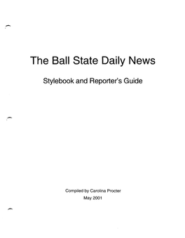 The Ball State Daily News