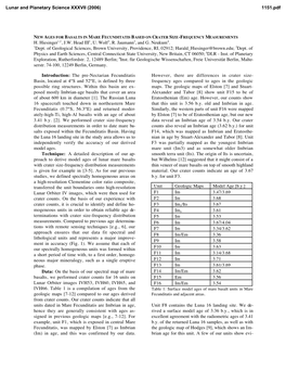 New Ages for Basalts in Mare Fecunditatis Based on Crater Size-Frequency Measurements H