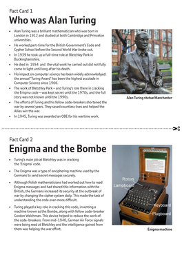 Who Was Alan Turing Enigma and the Bombe