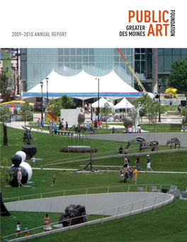 Public Foundation Greater 2009–2010 Annual Report Des Moines Art Mission