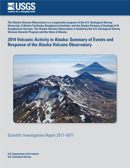 2014 Volcanic Activity in Alaska:Summary of Events and Response of the Alaska Volcano Observatory