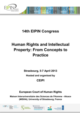 Human Rights and Intellectual Property: from Concepts to Practice